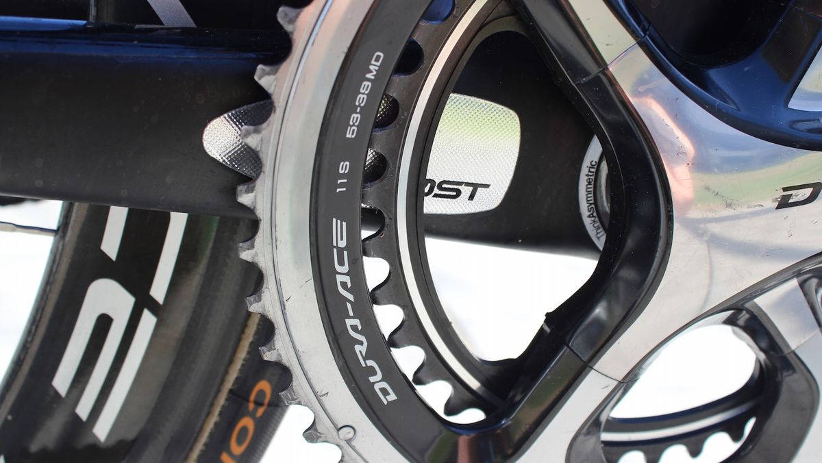 The 9100 series crankset should arrive in time for the spring