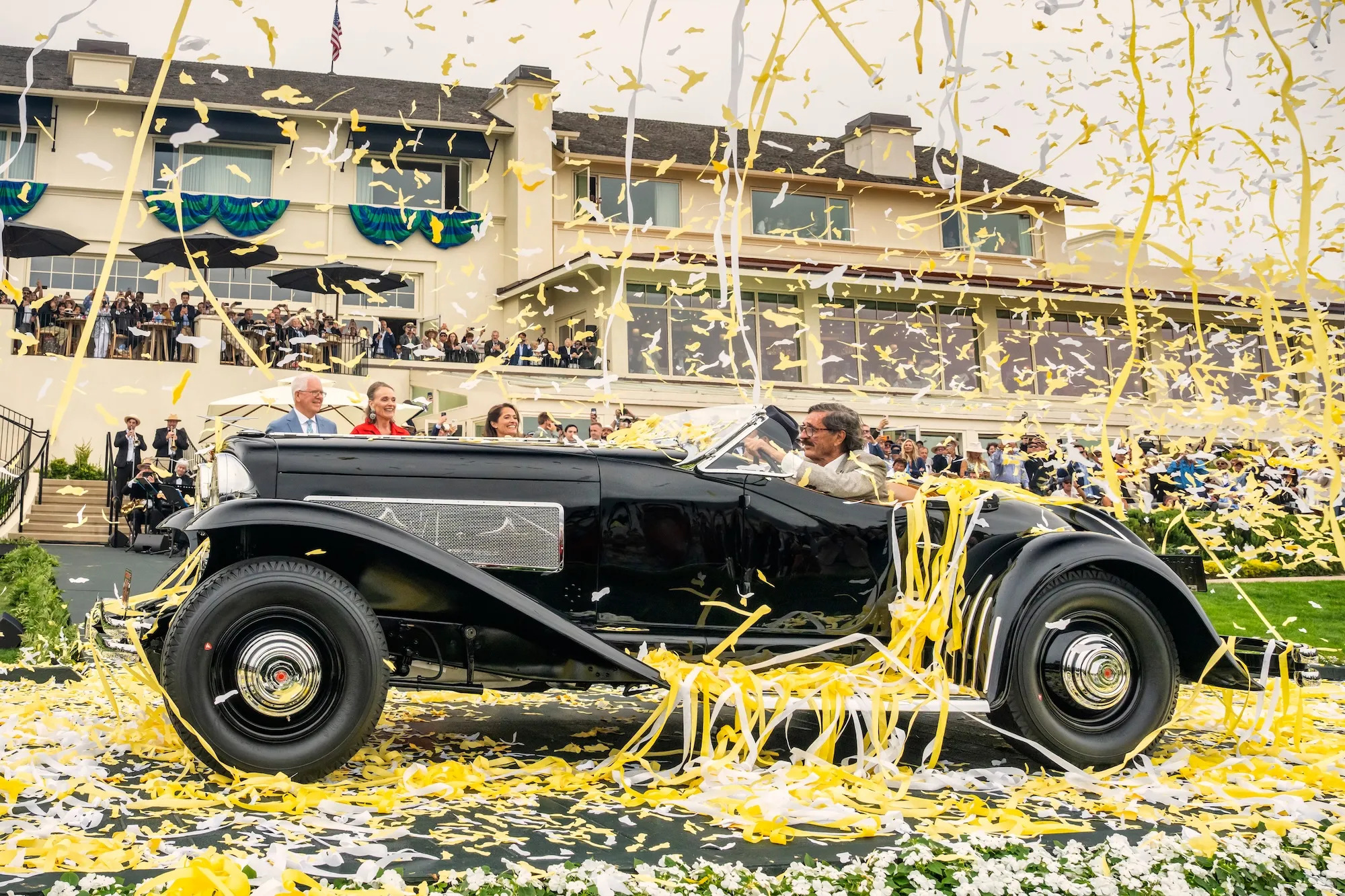 Best in show at Pebble Beach Concours 2026, the 1935 Duesenberg SSJ Special Speedster 