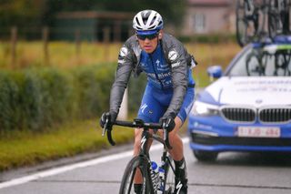 Zdenek Stybar fights through the rain at the BinckBank Tour