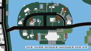 GTA Vice City hidden packages in Starfish Island map