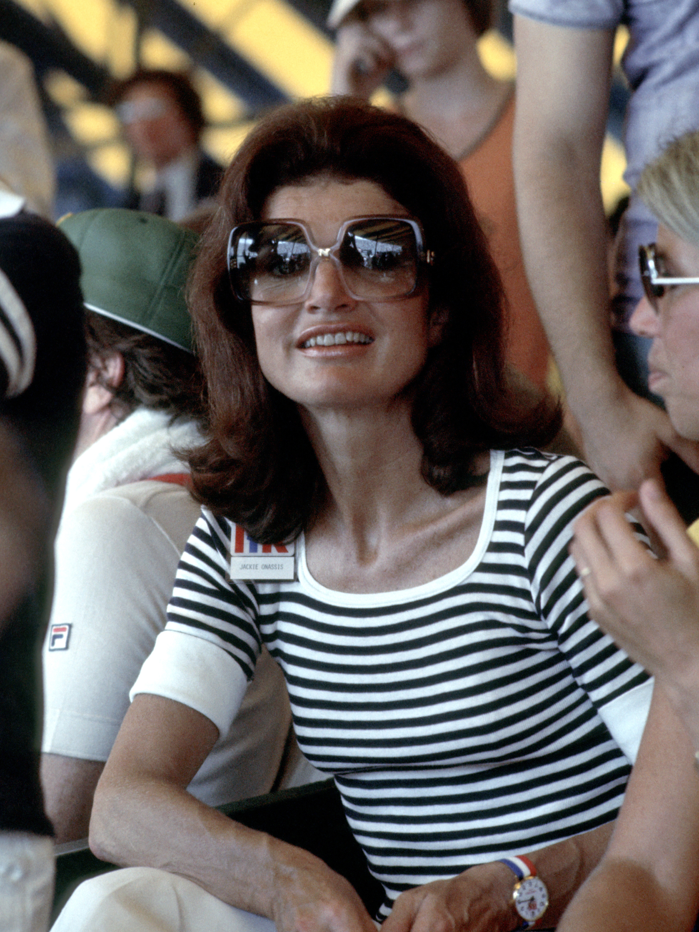 Jackie Onassis at 5th Annual RFK Pro-Celebrity Tennis Tournament