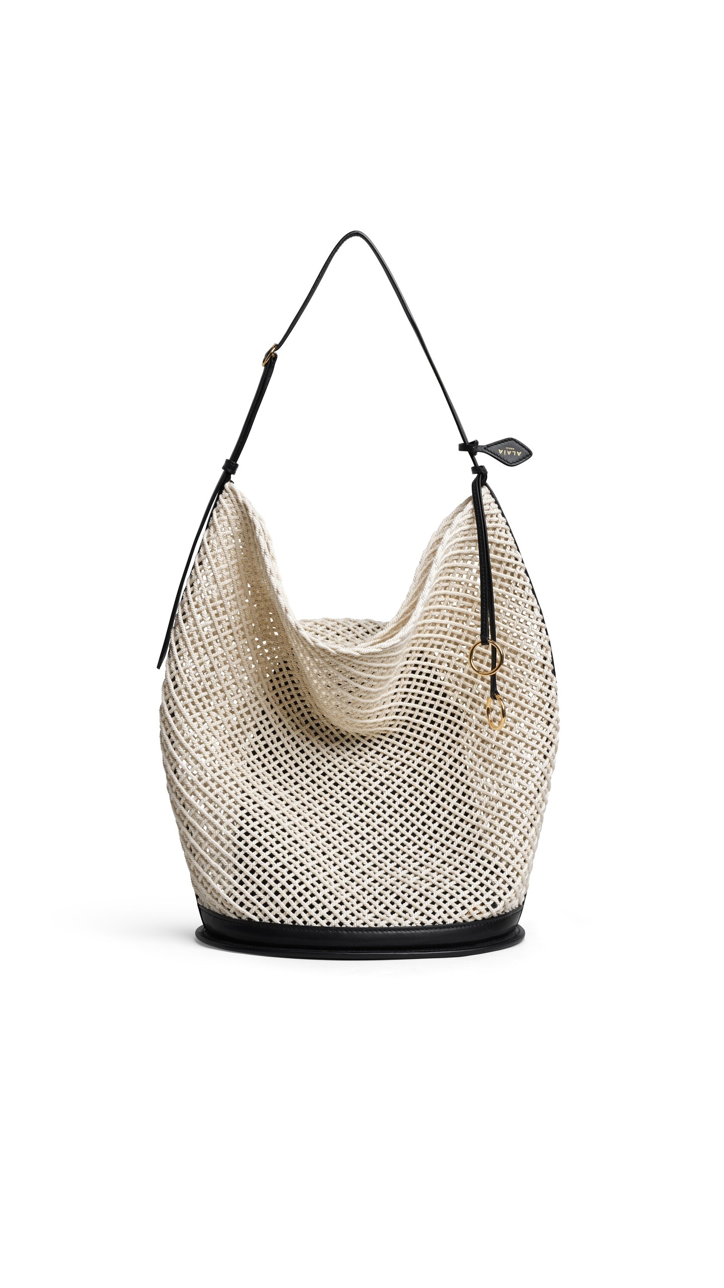 Hip Large Bucket Bag in Cotton Net-Accessories_os