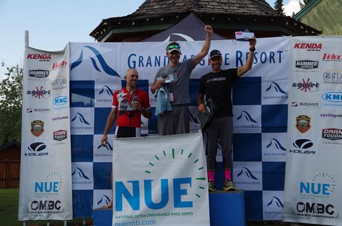 Master's 40+ podium at the Pierre's Hole 100