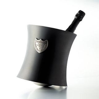 Pewter champagne bucket and cooler, 2000, designed for Dom Pérignon