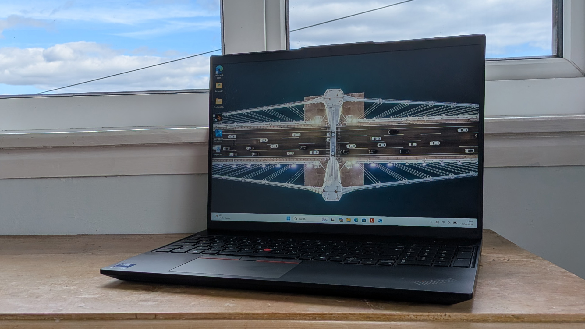 The Lenovo ThinkPad L16 Gen 3 on a desk