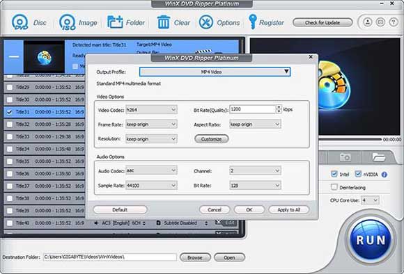 قم بفك تشفير وتشغيل أقراص DVD التالفة والمنطقية باستخدام WinX DVD Ripper Platinum