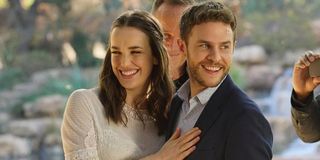 Iain De Caestecker and Elizabeth Henstridge in Agents of S..H.I.E.L.D