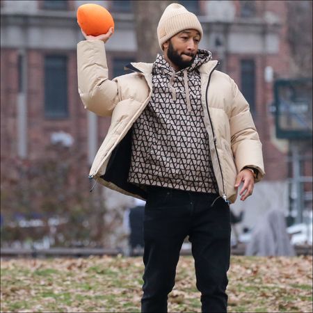 John Legend in NYC park