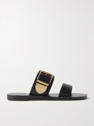 Rebecca Leather Slides