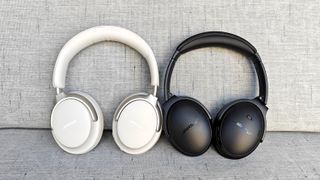 Bose QC Ultra with Bose QC headphones side-by-side