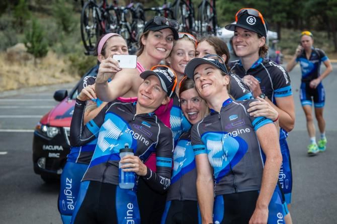 The FCS/Zngine team happy after a tough week of racing
