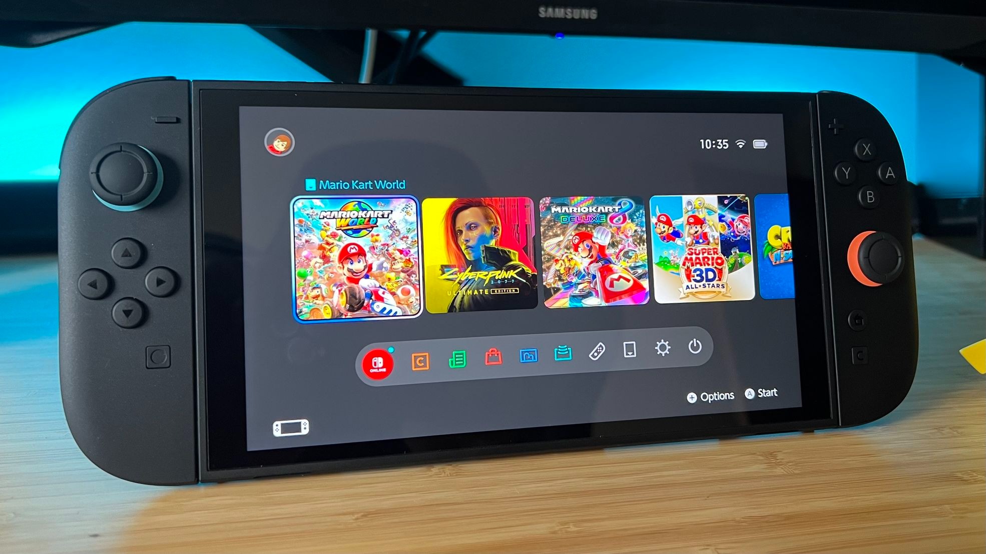 Nintendo Switch 2 home screen