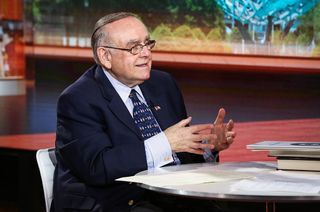 Manchester United minority investor Leon Cooperman, chief executive officer of Omega Advisors Inc., speaks during an interview in New York, U.S., on Tuesday, Oct. 11, 2016. Cooperman, the hedge-fund manager accused of insider trading, said Tuesday that his Omega Advisors Inc. will continue investing money for clients even as its assets have dropped to $4 billion. Photographer: Christopher Goodney/Bloomberg via Getty Images