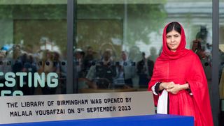 Malala Yousafzai - Birmingham library - Marie Claire - Marie Claire UK