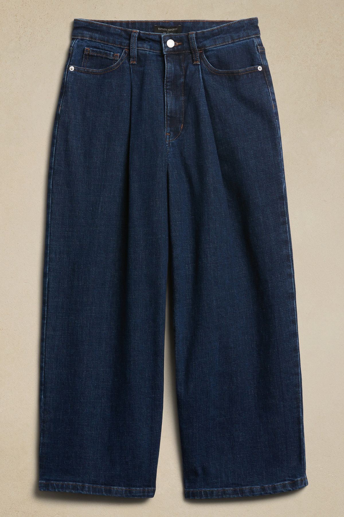 Banana Republic High-Rise Wide-Leg Cropped Jean