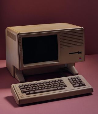 Older version of an Apple computer