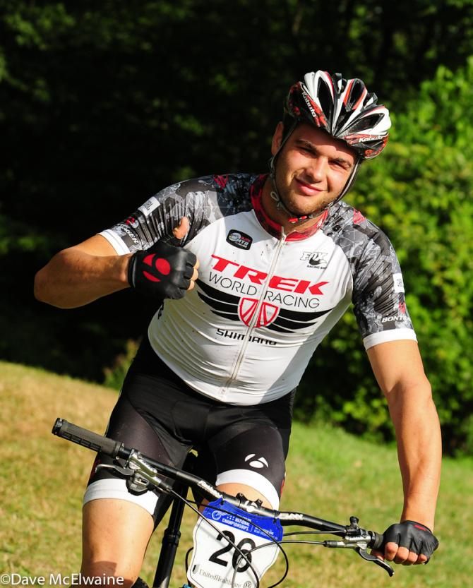 Downhiller Neko Mulaly (Trek Factory Racing) was confident at the start