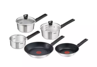 Tefal&nbsp;Stainless Steel 5 Piece Simpleo Induction cookware set | Was £140 now £70