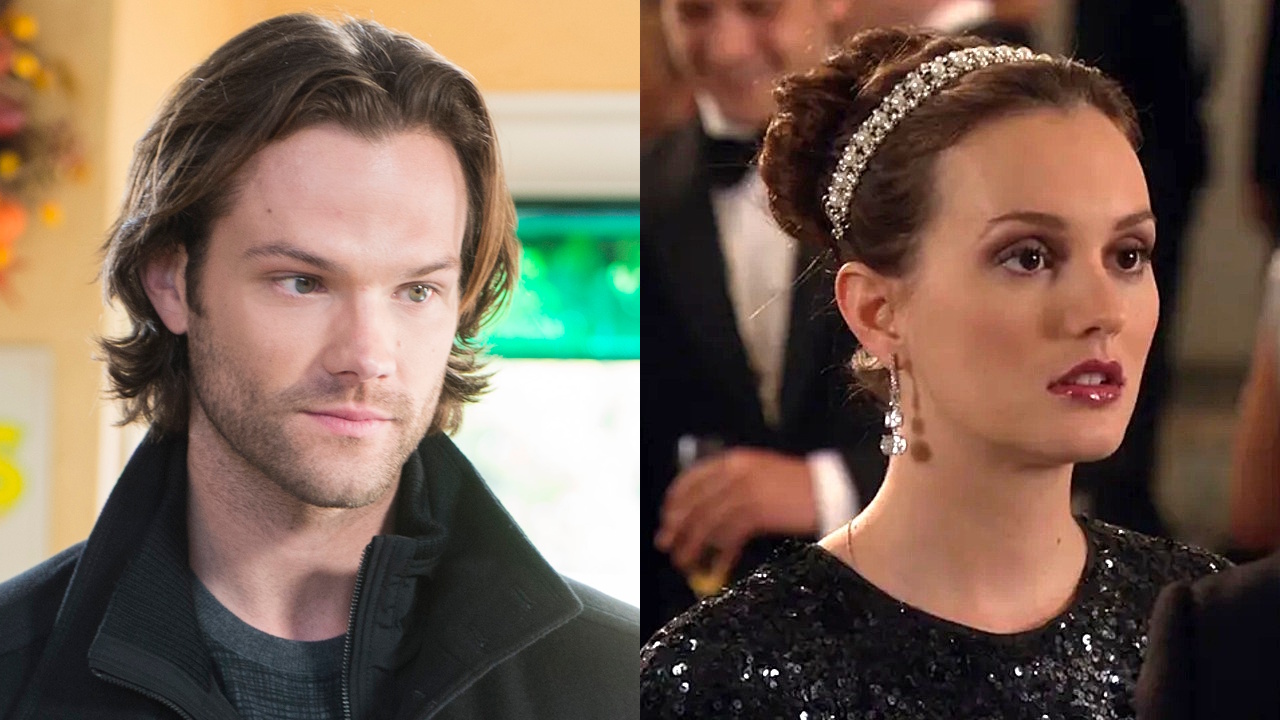 Jared Padalecki on Gilmore Girls: A Year in the Life and Leighton Meester on Gossip Girl.