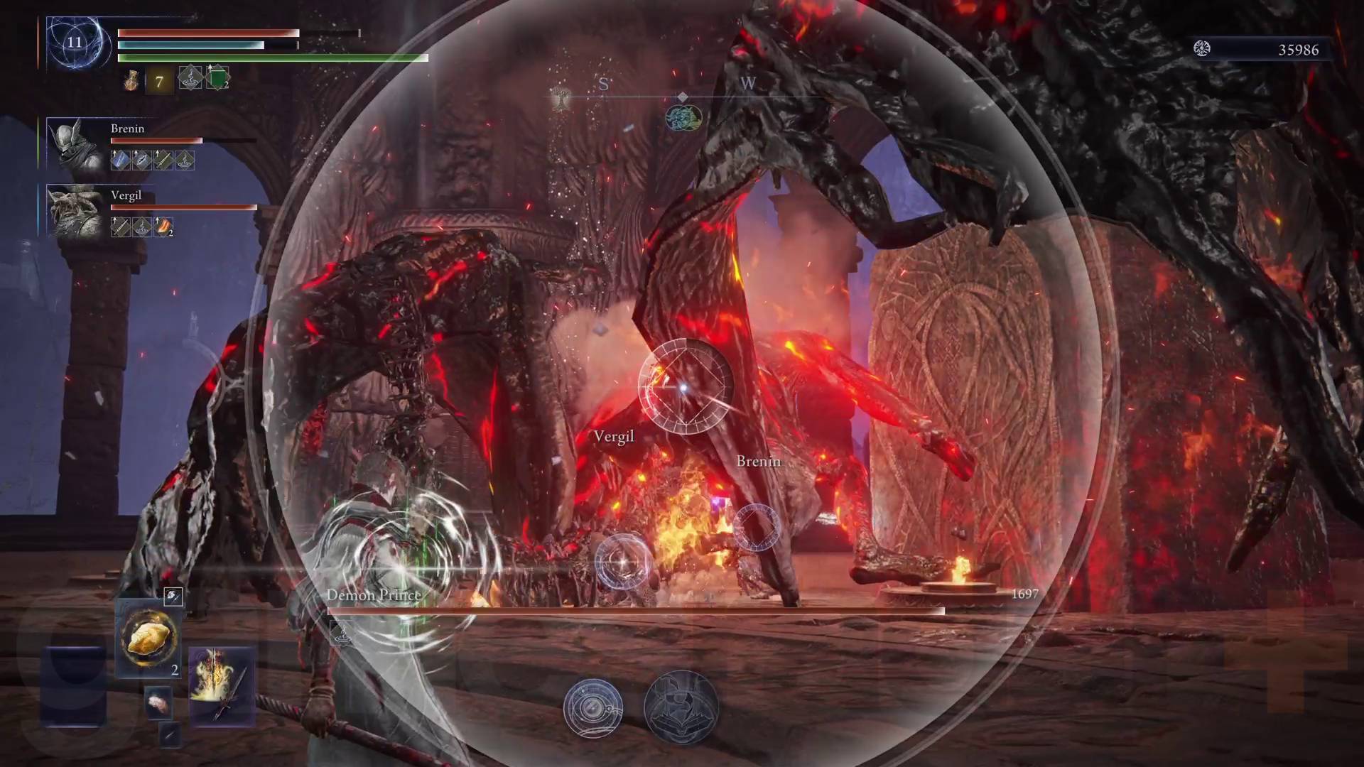 Elden Ring Nightreign Scholar character analyse ability used against demon prince boss