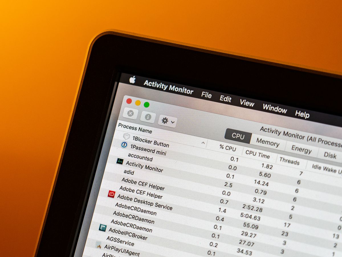 Activity Monitor on Mac