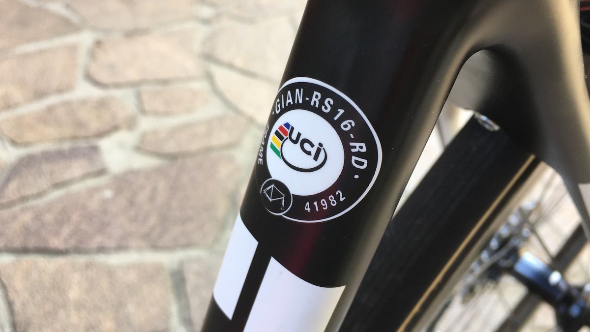 Each frame that is raced at a UCI event needs to be approved for safety by the governing body
