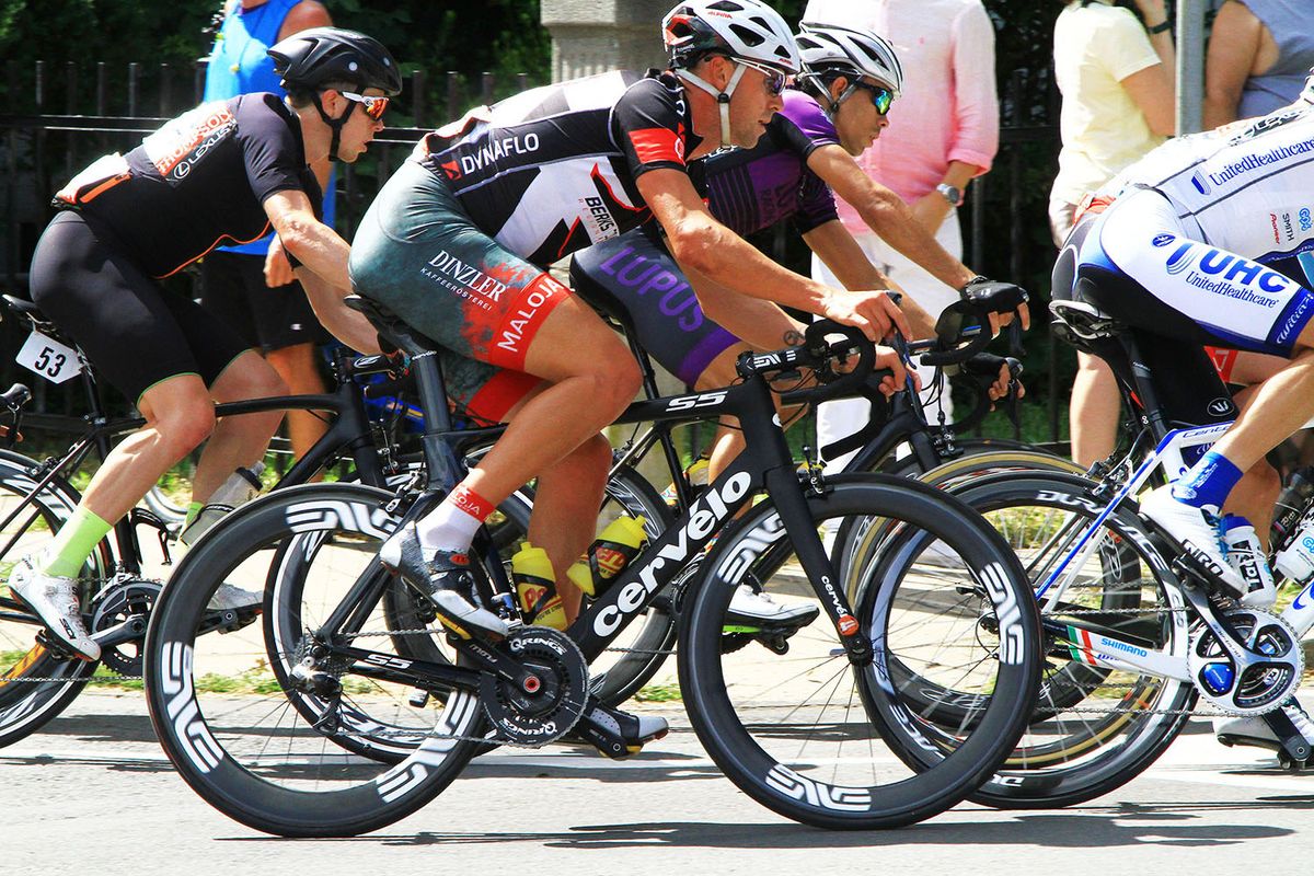 Bobby Lea ( Berks County Regional Cycling) fresh from the Rio Olympics hits the local streets of PA