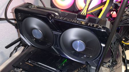 Nvidia GeForce RTX 4060, Asus Dual OC, installed in test PC