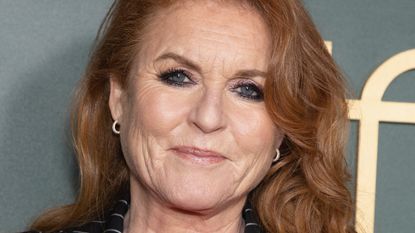 Sarah Ferguson on a red carpet