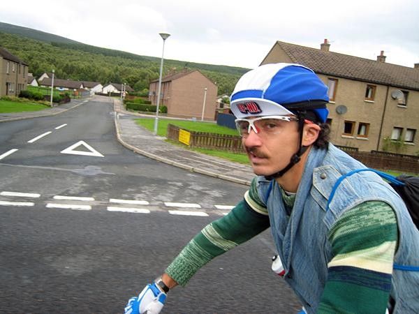 Adam Craig (Team Giant) offers a snarl to show his competitive spirit