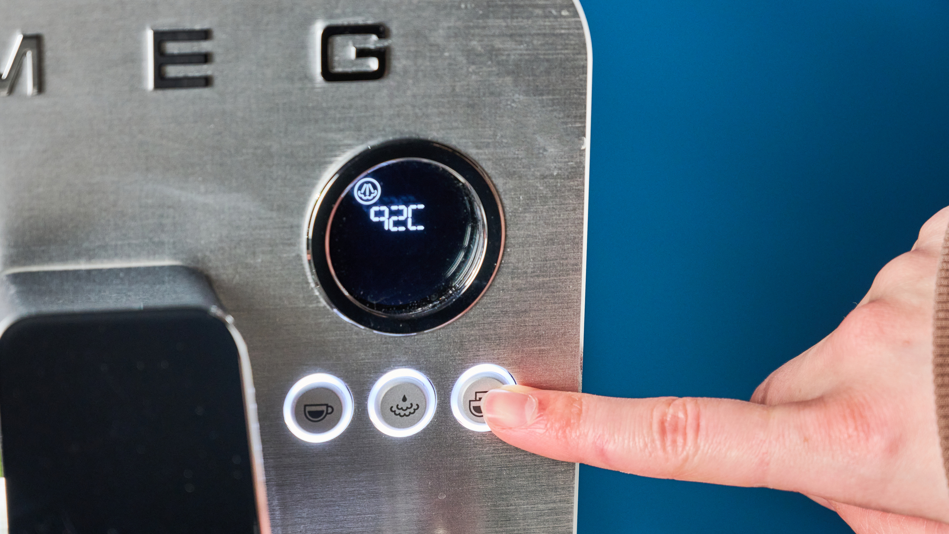 the smeg emc02 mini pro manual espresso machine in jade green