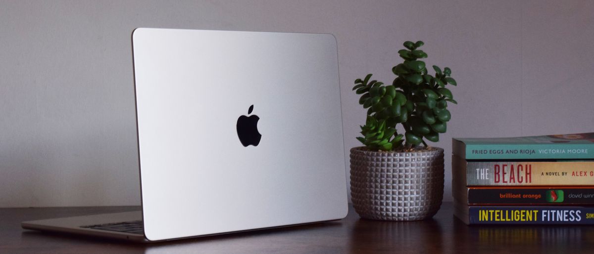 The Apple M3 MacBook Air on a desk