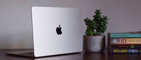 The Apple M3 MacBook Air on a desk