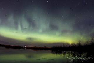 Aurora Outside Saskatoon