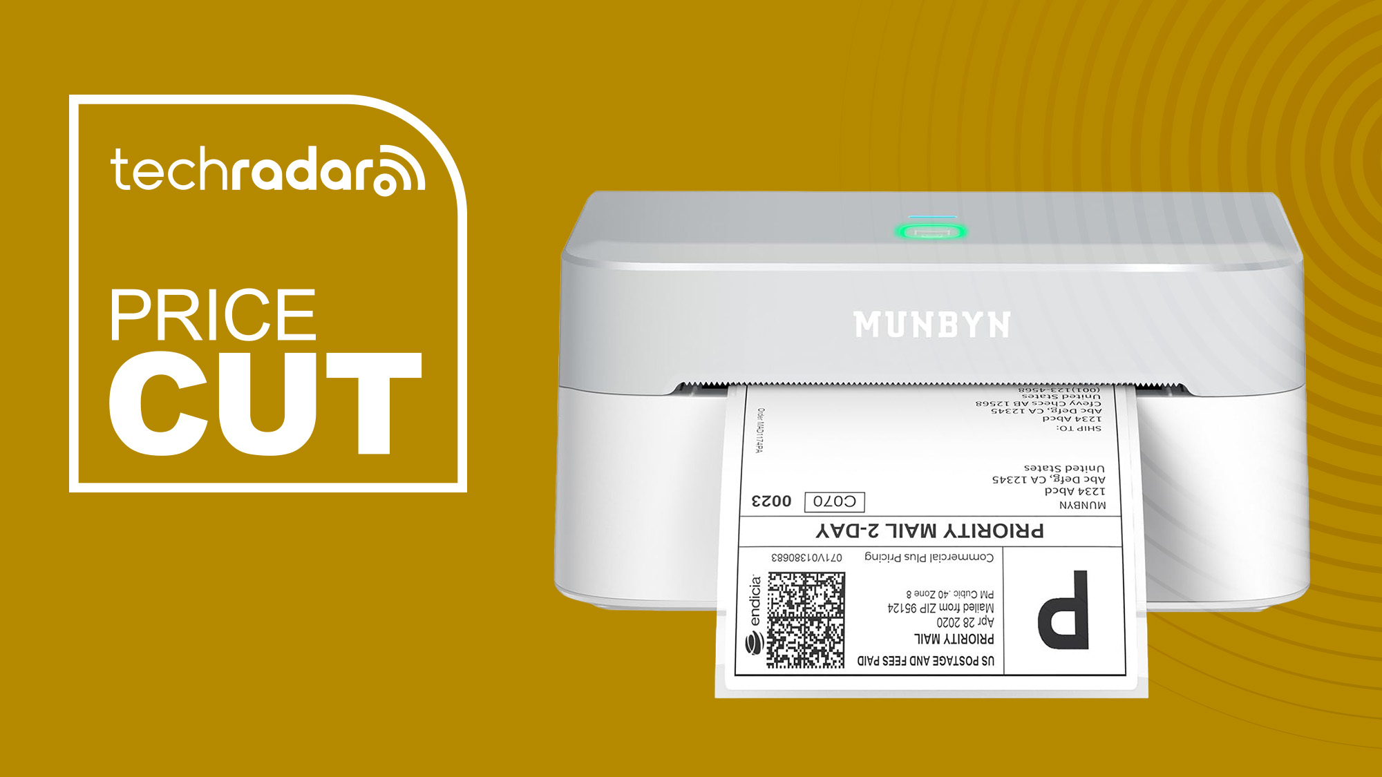 MUNBYN Bluetooth Thermal Label Printer deal