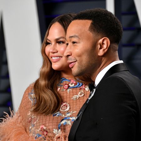 beverly hills, ca february 24 chrissy teigen l and john legend attend the 2019 vanity fair oscar party hosted by radhika jones at wallis annenberg center for the performing arts on february 24, 2019 in beverly hills, california photo by dia dipasupilgetty images