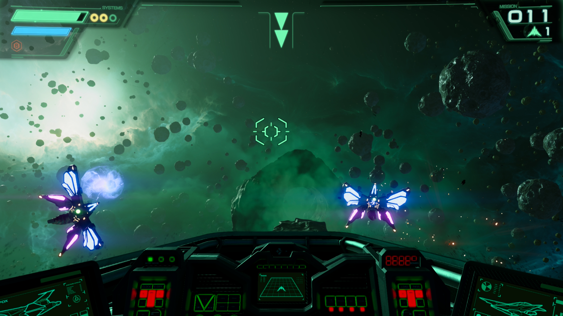 Playing Star Fox in first-person using Mouse Mode on the Nintendo Switch 2