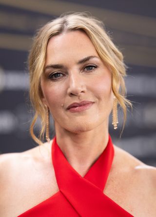 Kate Winslet attends the "Lee" green carpet during the 20th Zurich Film Festival at Corso on October 07, 2024 in Zurich, Switzerland