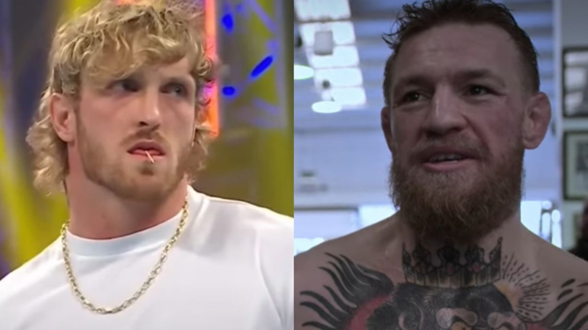 Logan Paul and Conor McGregor split image 