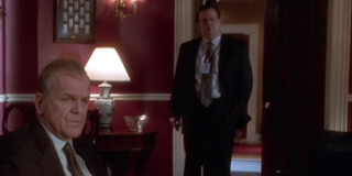 The West Wing Eric Stonestreet interrupts meeting with Leo McGarry White House counsel