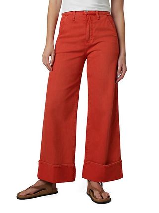 Joe's Jeans, Trixie Wide-Leg Cuffed Pants