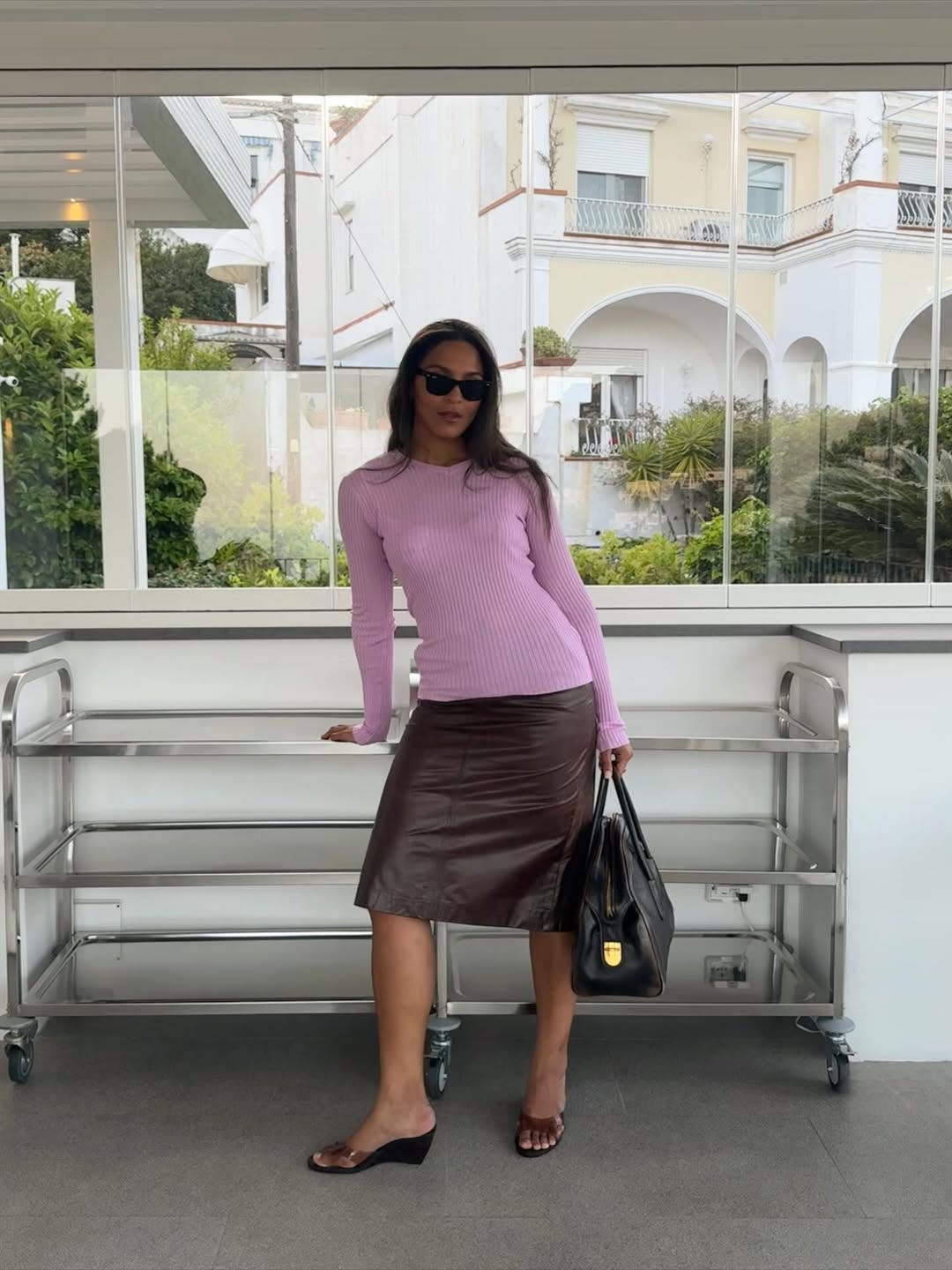 t-shirt with skirt outfit