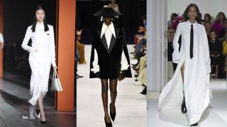Catwalk images: Prada, Balmain, Valentino