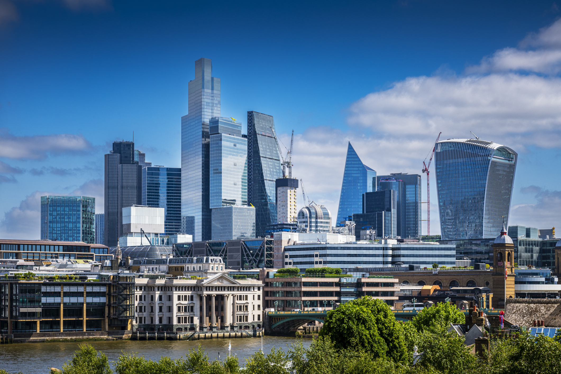 View of the City of London