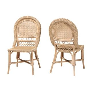 Wayfair set of 2 rattan chairs