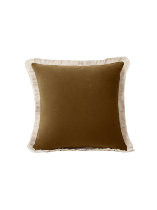 Soft Velvet Tassel Cushion Cases, Set of 2 