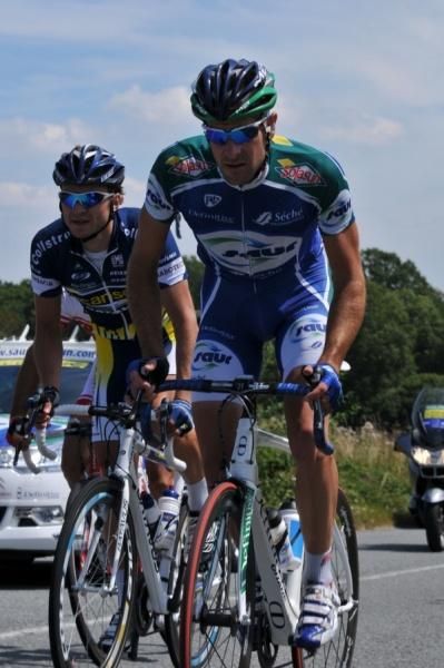 Cedric Coutouly (Saur - Sojasun) sets the pace in the break.