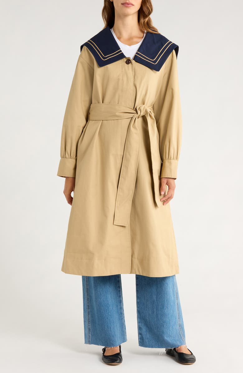 Ella Organic Cotton Trench Coat