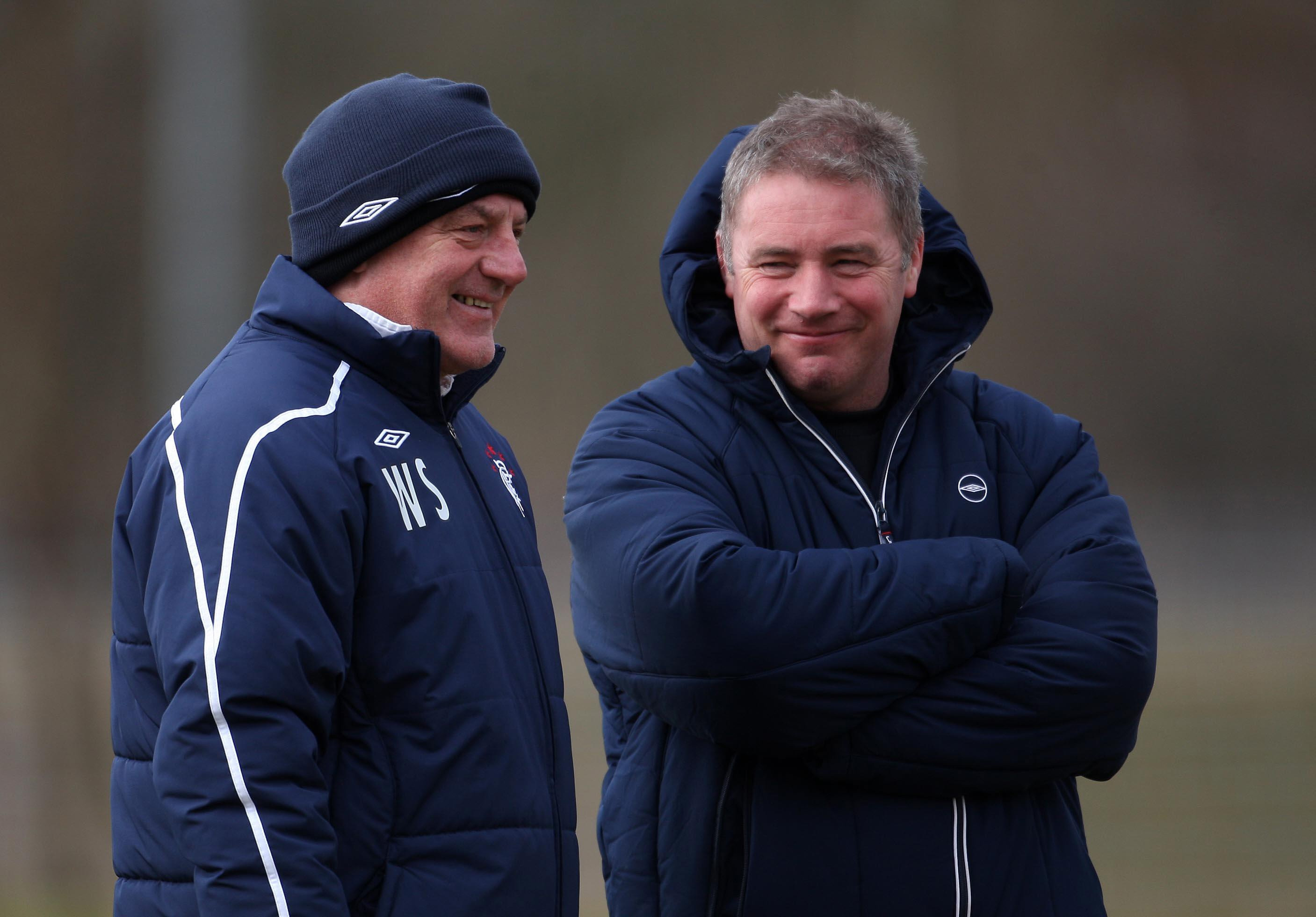 Walter Smith and Ally McCoist at Rangers