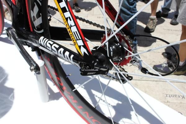 The Speed Concept design is about details, Trek made a special skewer that perfectly matches the lines of the dropout.